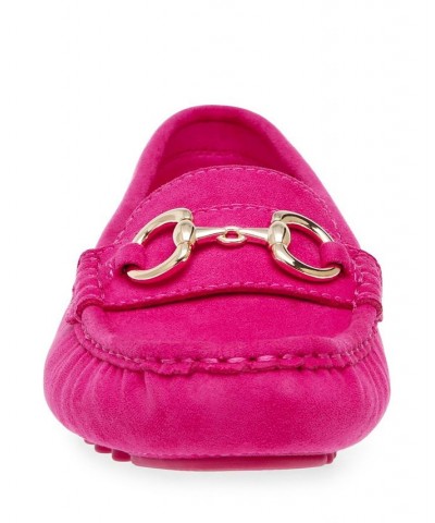 Women's Chrystie Moccasin Flats Pink $47.52 Shoes