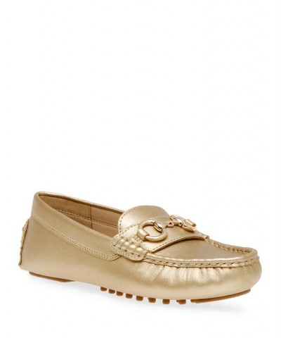 Women's Chrystie Moccasin Flats Pink $47.52 Shoes