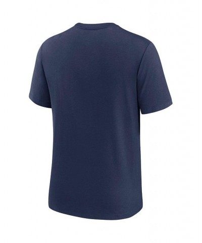 Men's Navy Milwaukee Brewers Authentic Collection Tri-Blend Performance T-shirt $24.29 T-Shirts