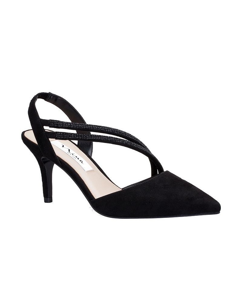 Women's Tansy Evening Pumps Black $46.53 Shoes