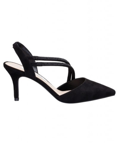 Women's Tansy Evening Pumps Black $46.53 Shoes