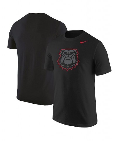 Men's Black Georgia Bulldogs Logo Color Pop T-shirt $26.99 T-Shirts