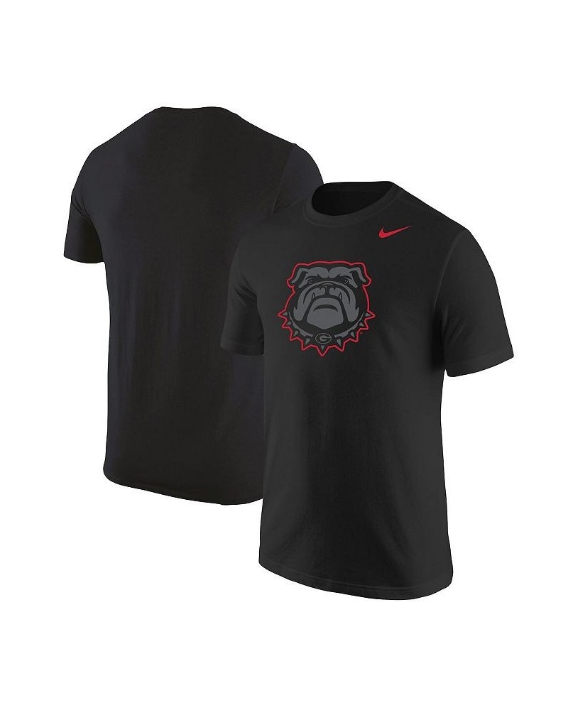 Men's Black Georgia Bulldogs Logo Color Pop T-shirt $26.99 T-Shirts