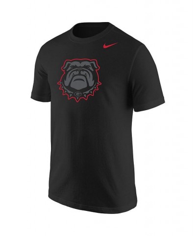 Men's Black Georgia Bulldogs Logo Color Pop T-shirt $26.99 T-Shirts