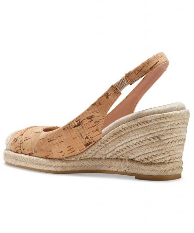 Women's Cloudfeel Slingback Espadrille Wedge Pumps PD03 $86.40 Shoes