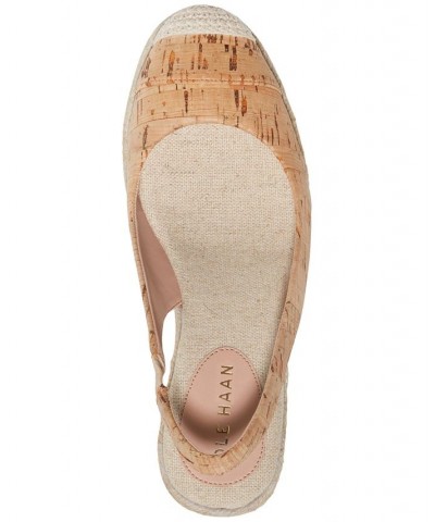 Women's Cloudfeel Slingback Espadrille Wedge Pumps PD03 $86.40 Shoes