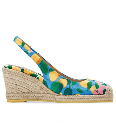 Women's Cloudfeel Slingback Espadrille Wedge Pumps PD03 $86.40 Shoes