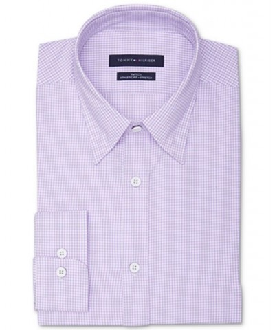 Men's No-Tuck Casual Slim Fit Stretch Dress Shirt PD03 $16.08 Dress Shirts