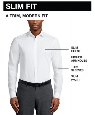 Men's No-Tuck Casual Slim Fit Stretch Dress Shirt PD03 $16.08 Dress Shirts