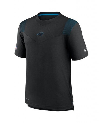 Men's Black Carolina Panthers Sideline Player UV Performance T-shirt $29.40 T-Shirts