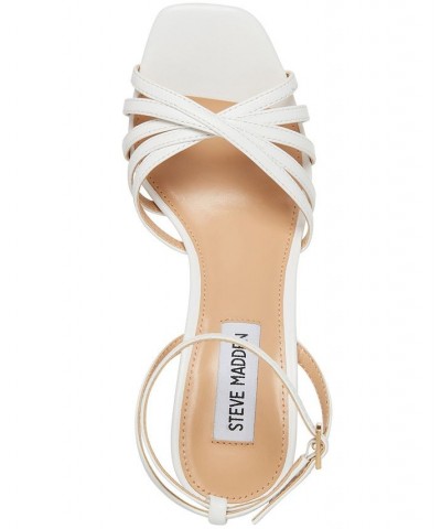 Women's Mips Strappy Platform Dress Sandals White $39.96 Shoes