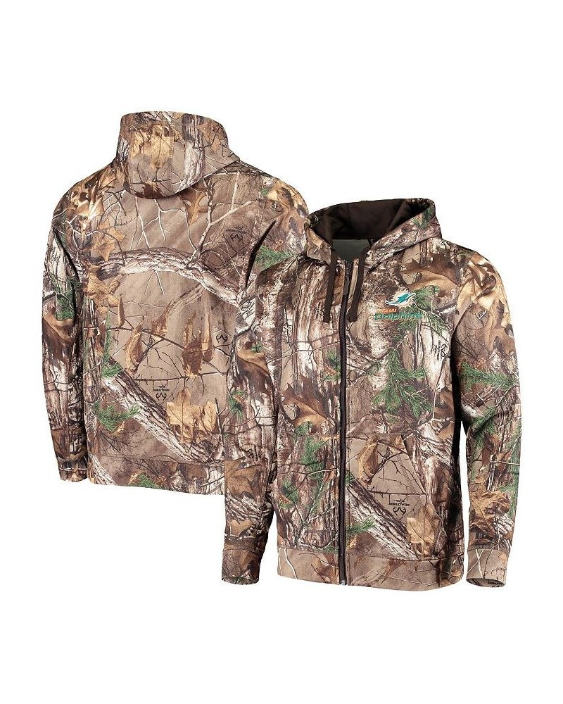 Men's Realtree Camo Miami Dolphins Trophy Tech Fleece Full-Zip Hoodie $34.44 Sweatshirt