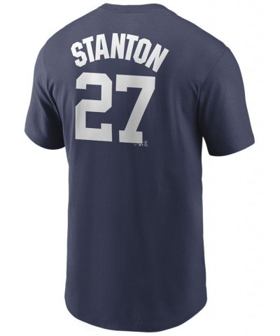 Men's Giancarlo Stanton New York Yankees Name and Number Player T-Shirt $20.00 T-Shirts