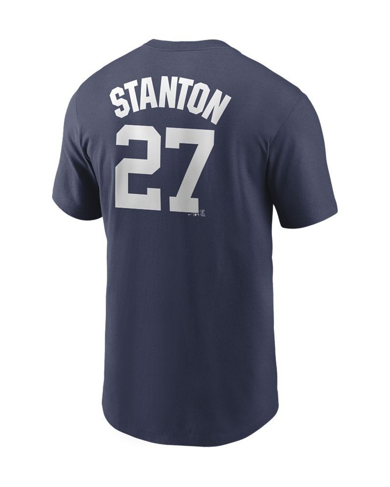 Men's Giancarlo Stanton New York Yankees Name and Number Player T-Shirt $20.00 T-Shirts