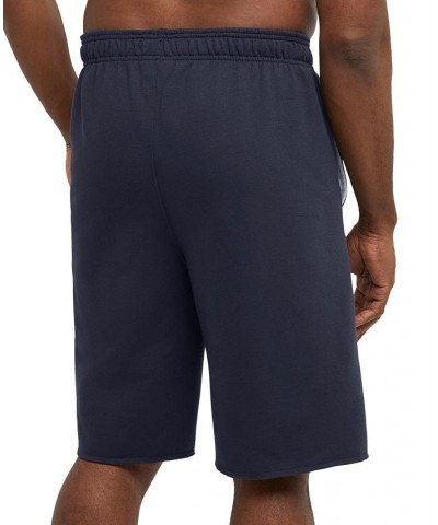 Men's Big & Tall Powerblend Standard-Fit 10" Fleece Shorts Blue $18.85 Shorts