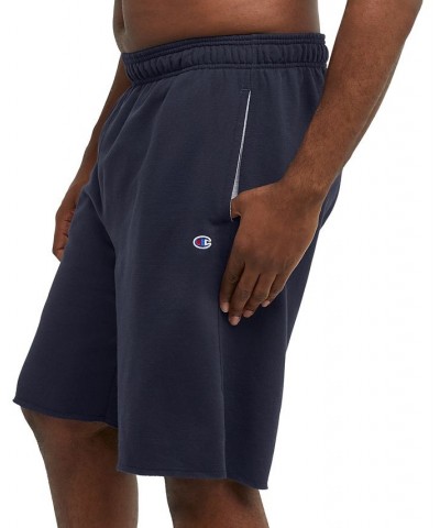 Men's Big & Tall Powerblend Standard-Fit 10" Fleece Shorts Blue $18.85 Shorts