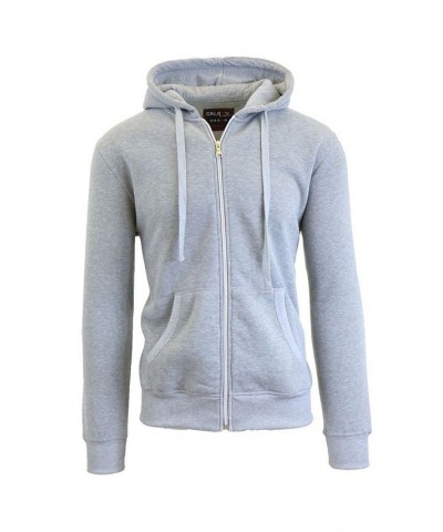 Men's Full Zip Fleece Hooded Sweatshirt Olive $19.94 Sweatshirt