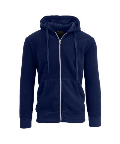 Men's Full Zip Fleece Hooded Sweatshirt Olive $19.94 Sweatshirt