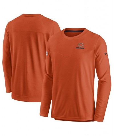 Men's Orange Chicago Bears Sideline Lockup Performance Long Sleeve T-shirt $35.63 T-Shirts