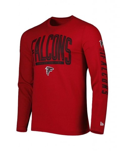 Men's Red Atlanta Falcons Combine Authentic Home Stadium Long Sleeve T-shirt $26.54 T-Shirts