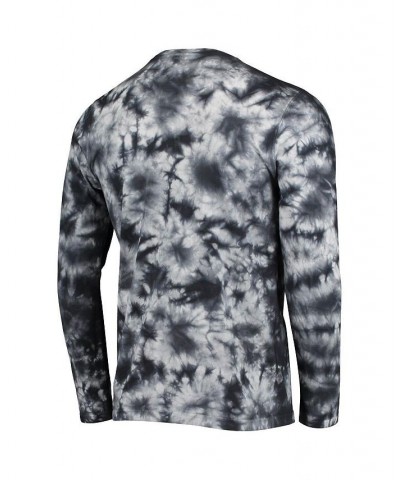 Men's Black Las Vegas Raiders Tie-Dye Long Sleeve T-shirt $26.31 T-Shirts