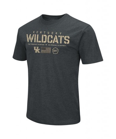 Men's Heathered Black Kentucky Wildcats OHT Military-Inspired Appreciation Flag 2.0 T-shirt $26.54 T-Shirts