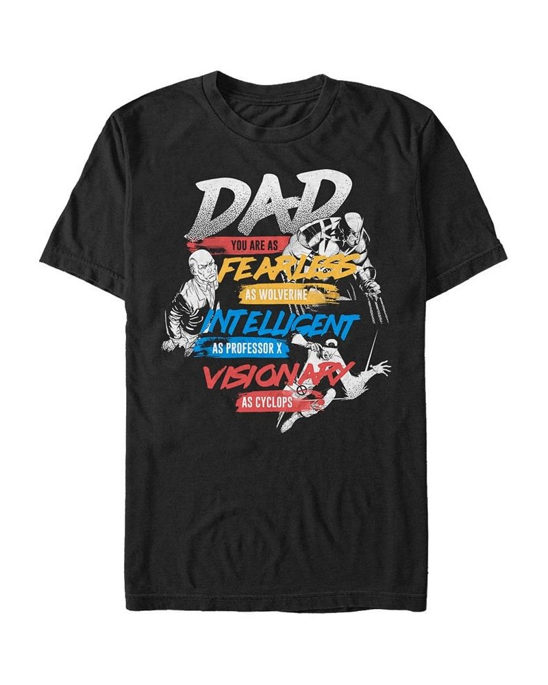 Marvel Men's Comic Collection Dad You Are An X-Men Short Sleeve T-Shirt Black $14.70 T-Shirts