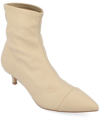 Women's Jadde Bootie Tan/Beige $48.10 Shoes