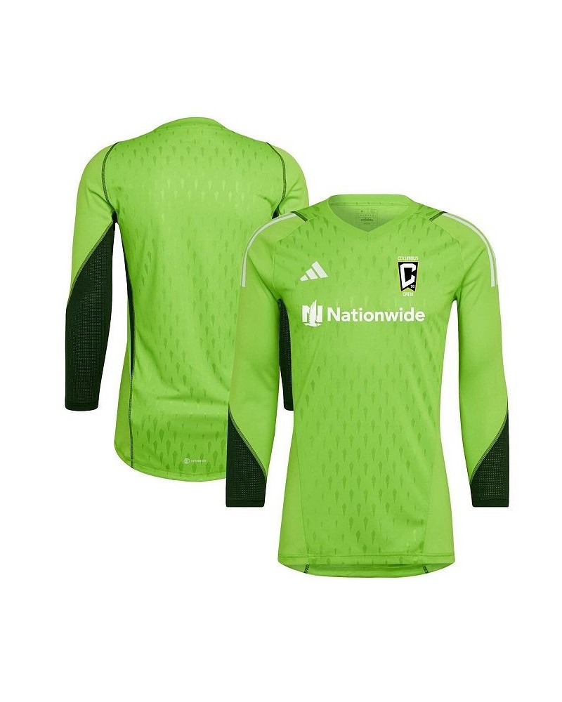 Men's Green Columbus Crew 2023 Goalkeeper Long Sleeve Replica jersey $64.40 Jersey