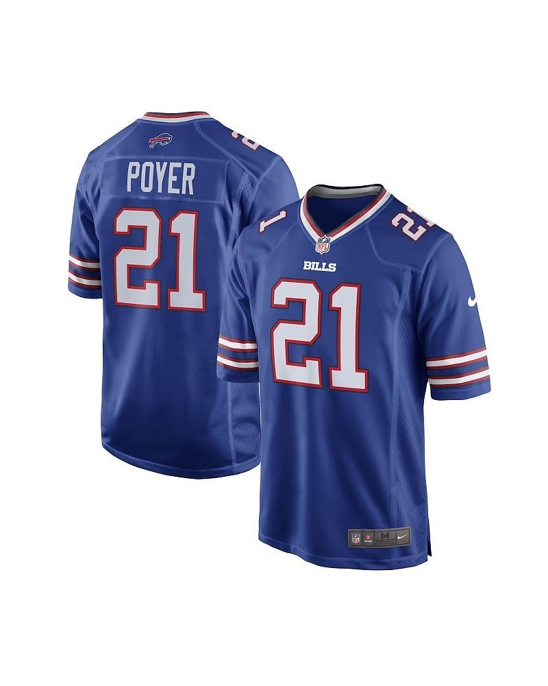 Men's Jordan Poyer Royal Buffalo Bills Team Game Jersey $51.80 Jersey