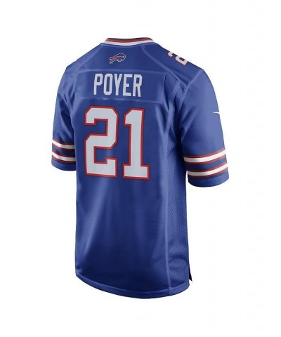 Men's Jordan Poyer Royal Buffalo Bills Team Game Jersey $51.80 Jersey