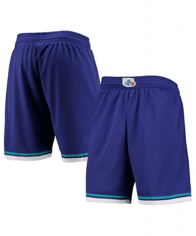 Men's Purple Charlotte Hornets 1994-95 Hardwood Classics Swingman Shorts $38.49 Shorts