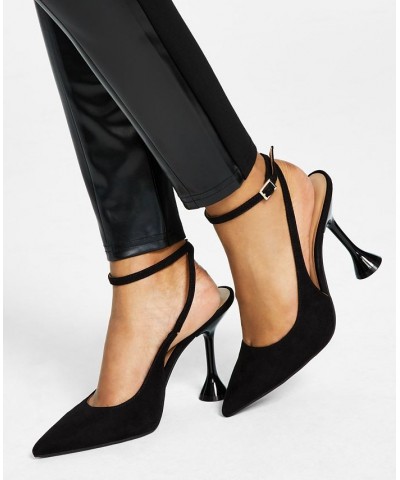 Women's Supira Ankle Strap Pumps Black $49.23 Shoes