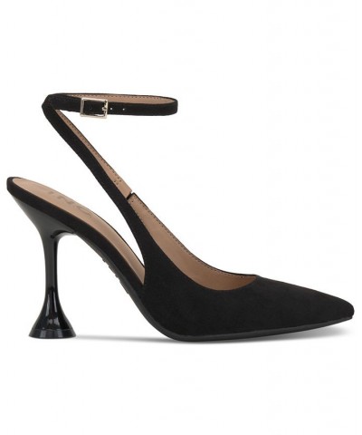 Women's Supira Ankle Strap Pumps Black $49.23 Shoes