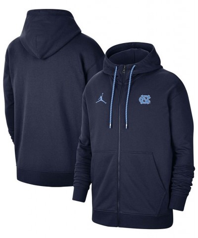 Men's Navy North Carolina Tar Heels Travel Fleece Full-Zip Hoodie $41.80 Sweatshirt