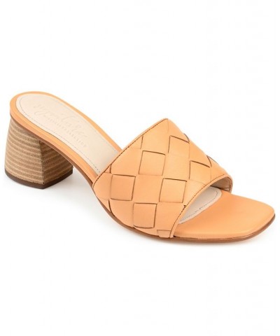 Women's Kellee Woven Sandals Tan/Beige $56.10 Shoes