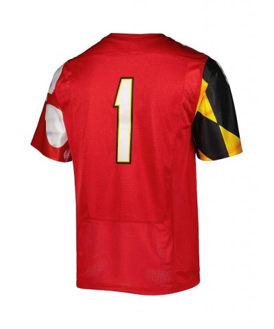 Men's 1 Red Maryland Terrapins Premier Limited Jersey $49.30 Jersey