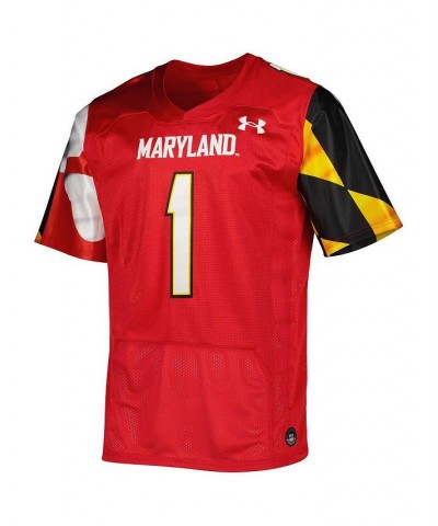 Men's 1 Red Maryland Terrapins Premier Limited Jersey $49.30 Jersey