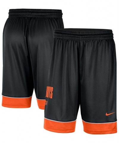 Men's Big and Tall Black Oklahoma State Cowboys Fast Break Performance Shorts $21.59 Shorts