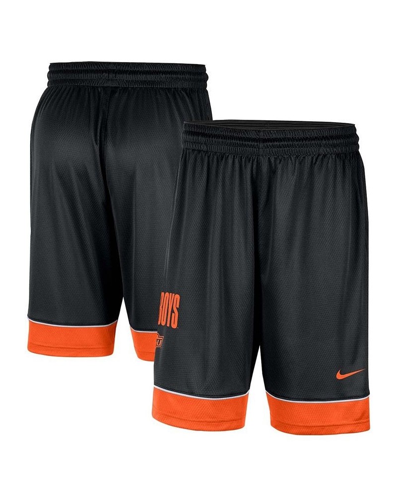 Men's Big and Tall Black Oklahoma State Cowboys Fast Break Performance Shorts $21.59 Shorts