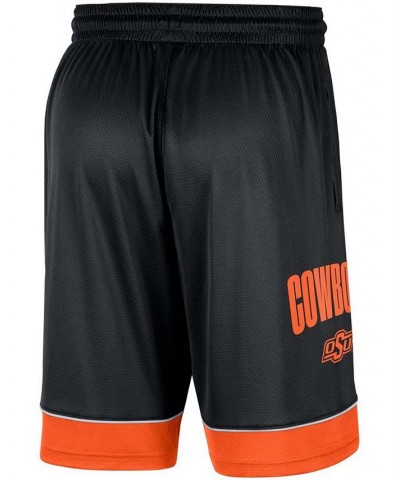 Men's Big and Tall Black Oklahoma State Cowboys Fast Break Performance Shorts $21.59 Shorts