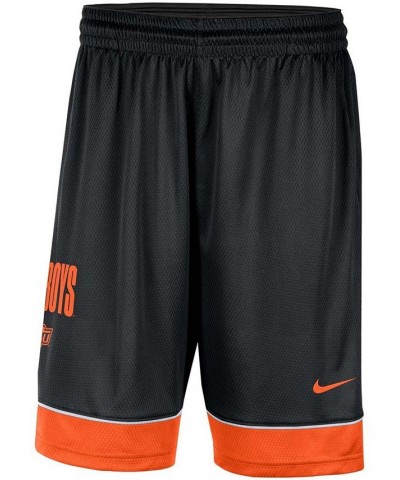 Men's Big and Tall Black Oklahoma State Cowboys Fast Break Performance Shorts $21.59 Shorts