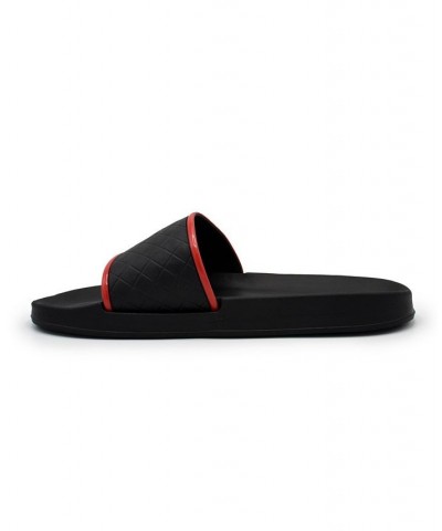 Men's Side Stripe Slides PD02 $12.72 Shoes