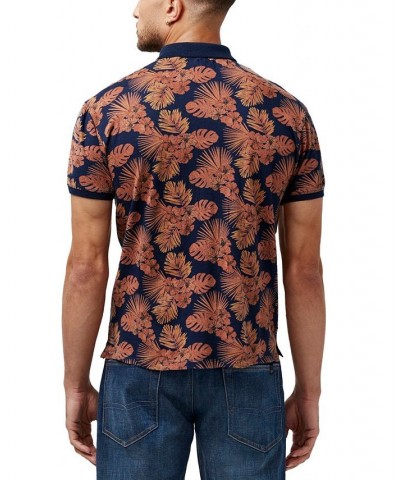 Men's Kisuri Patterned Short Sleeves Polo Shirt $18.96 Polo Shirts