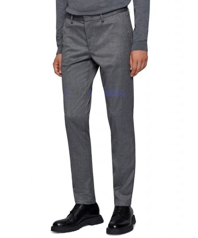 BOSS Men's Slim-Fit Chinos Silver $62.40 Pants