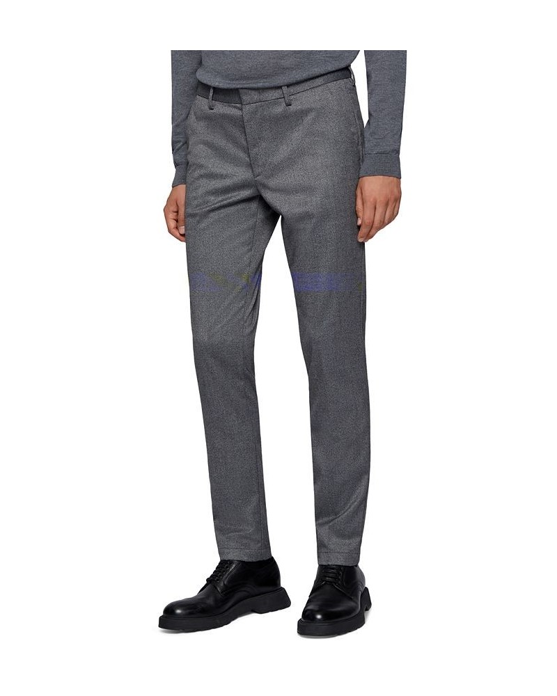 BOSS Men's Slim-Fit Chinos Silver $62.40 Pants