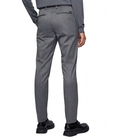 BOSS Men's Slim-Fit Chinos Silver $62.40 Pants