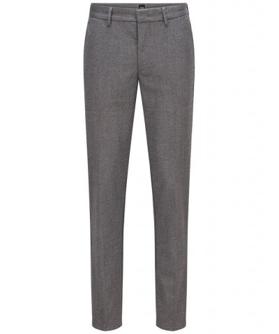 BOSS Men's Slim-Fit Chinos Silver $62.40 Pants