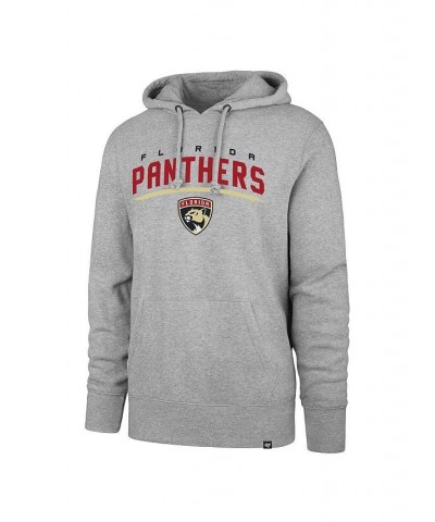 Men's '47 Heathered Gray Florida Panthers Pregame Headline Pullover Hoodie $30.66 Sweatshirt