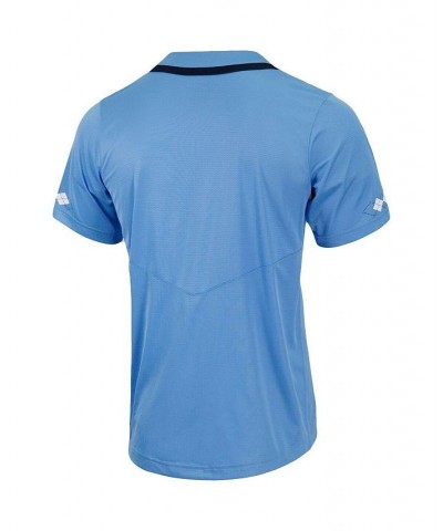 Men's Carolina Blue North Carolina Tar Heels Replica Full-Button Baseball Jersey $40.00 Jersey